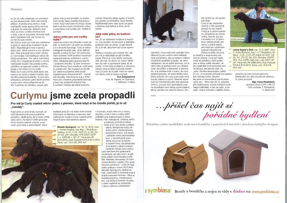 Napsali o n�s.... - Pes p��tel �lov�ka 9/2016