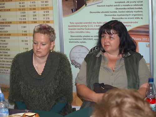 Mysliveck� v�stava Natura Viva v Lys� nad Labem. D�msk� j�zda - Diana I. Mysliveck� spolek �en na v�let�.