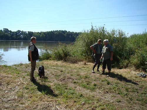 Speci�ln� zkou�ky z vodn�ch prac� Malovice 2013